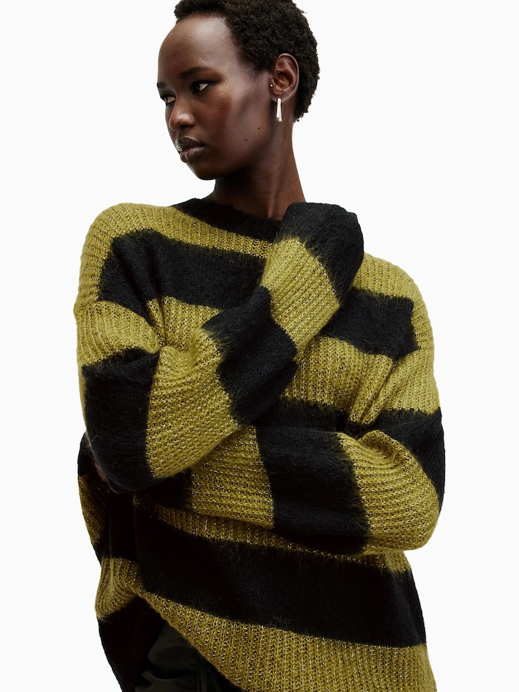 AllSaints Green Onyx Jumper - Image 2 of 7