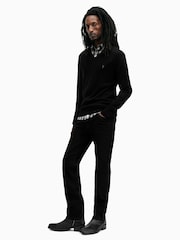 AllSaints Black Elektra Long Sleeve Shirt - Image 4 of 7