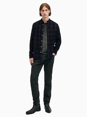 AllSaints Blue Daybreaker Longsleeve Shirt - Image 3 of 8
