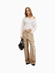 AllSaints White Vivian Cardigan - Image 3 of 8