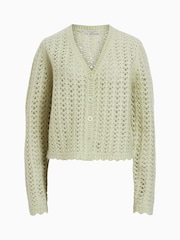 AllSaints Green Vivian Cardigan - Image 7 of 7