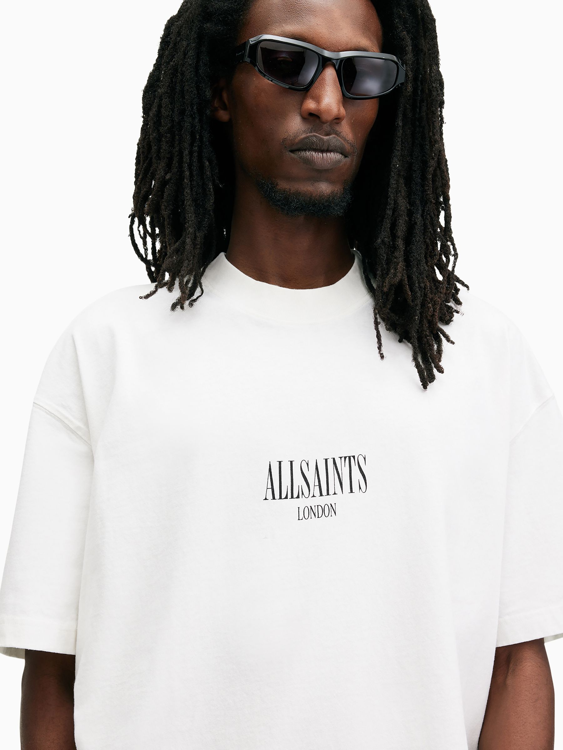 Buy AllSaints White Twilight Shortsleeve Crew T-Shirt from Next USA