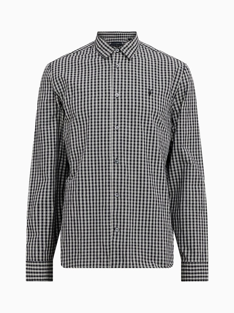 AllSaints Black Neo Longsleeve Shirt - Image 7 of 7