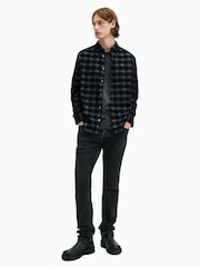 AllSaints Blue Kink Longsleeve Shirt - Image 2 of 8
