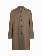 AllSaints Brown Montell Trench Coat - Image 10 of 10