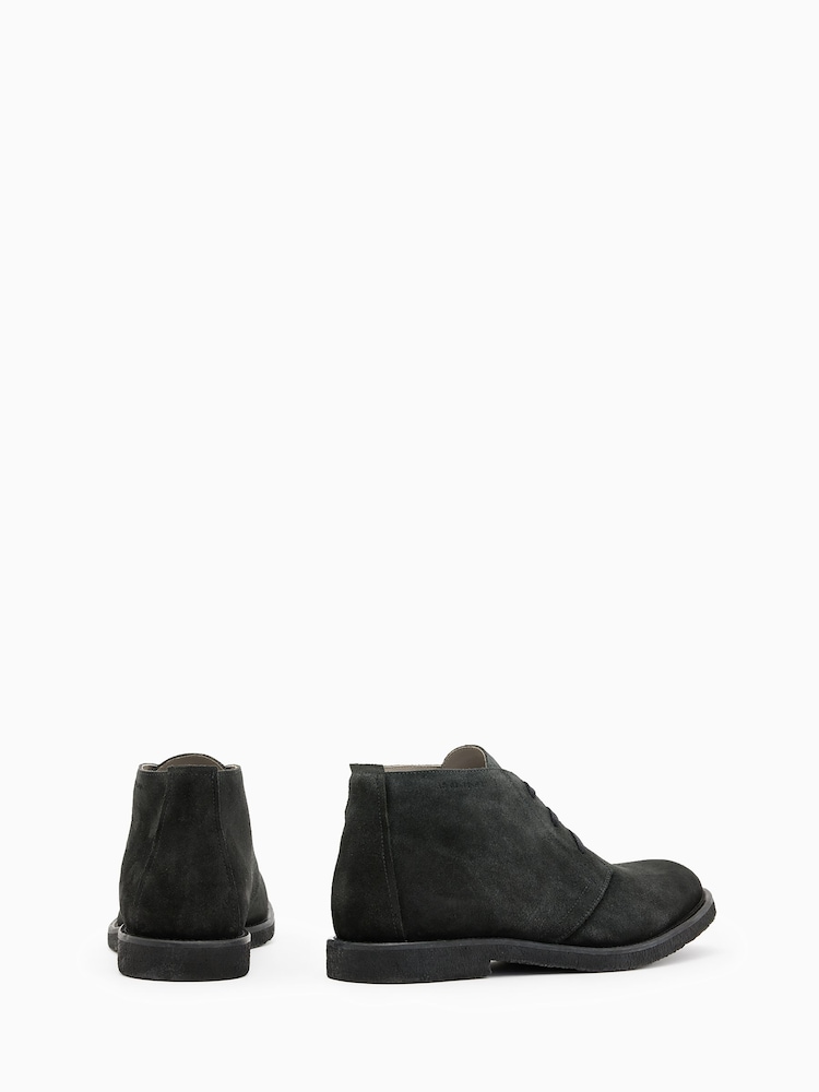AllSaints Black Bilton Suede Shoes - Image 6 of 6