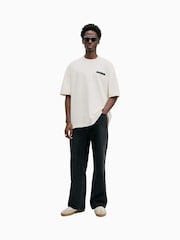 Белый - Футболка Redact Crew из органического хлопка AllSaints 100% - Изображение 3 из 6