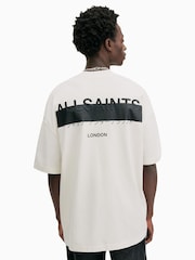 Белый - Футболка Redact Crew из органического хлопка AllSaints 100% - Изображение 5 из 6