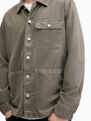 AllSaints Green Nevis Chore Jacket - Image 2 of 7
