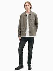 AllSaints Green Nevis Chore Jacket - Image 3 of 7