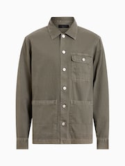 AllSaints Green Nevis Chore Jacket - Image 7 of 7