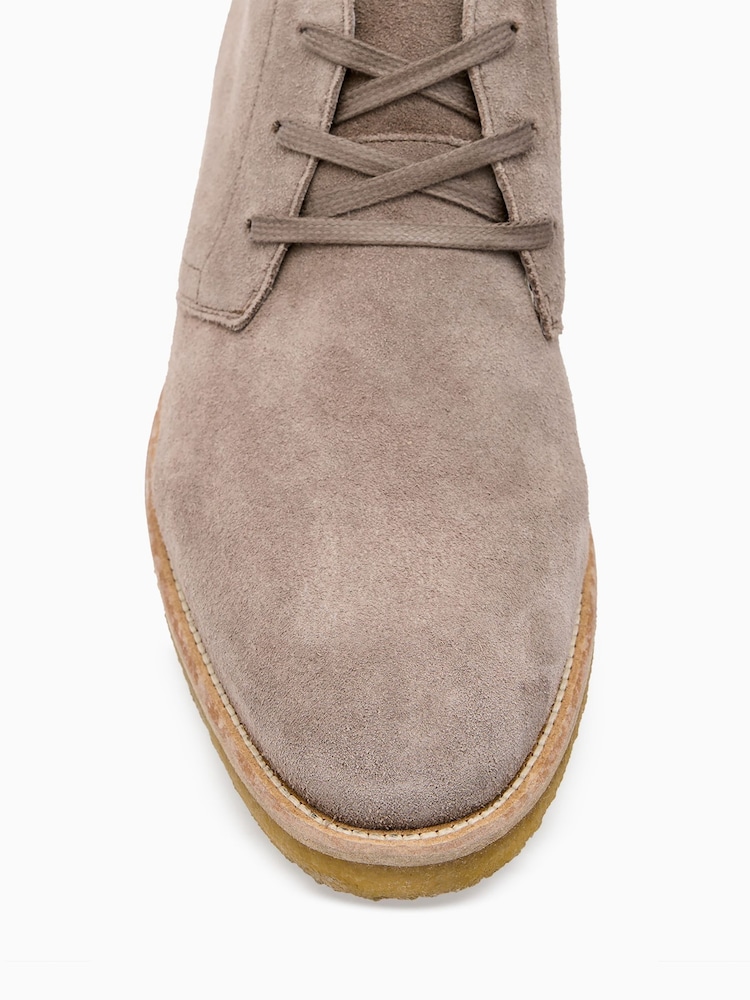 AllSaints Brown Bilton Suede Boots - Image 2 of 5