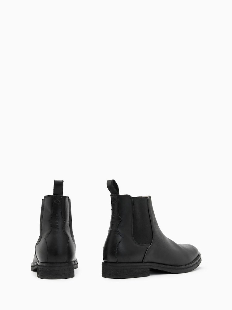 AllSaints Black Creed Boots - Image 2 of 7
