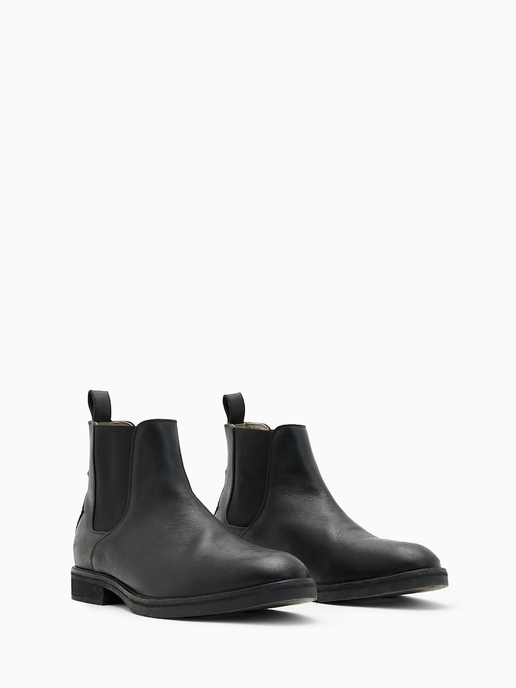 Buy AllSaints Black Creed Boots from Next USA display picture 2