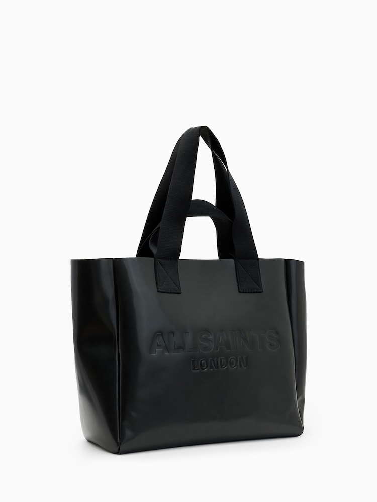 AllSaints Black Izzy Leather Tote - Image 4 of 7