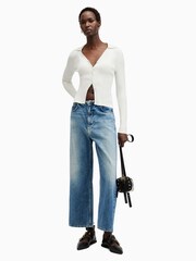 AllSaints White Cruz Cardigan - Image 3 of 6