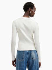 AllSaints White Cruz Cardigan - Image 5 of 6