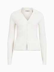 AllSaints White Cruz Cardigan - Image 6 of 6