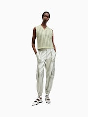 AllSaints Green Vivian Tank Top - Image 1 of 7