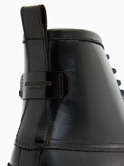 AllSaints Black Gibbs Moc Boots - Image 3 of 5