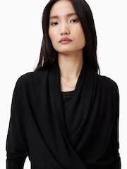 AllSaints Black Wasson Pirate Cardigan - Image 2 of 8