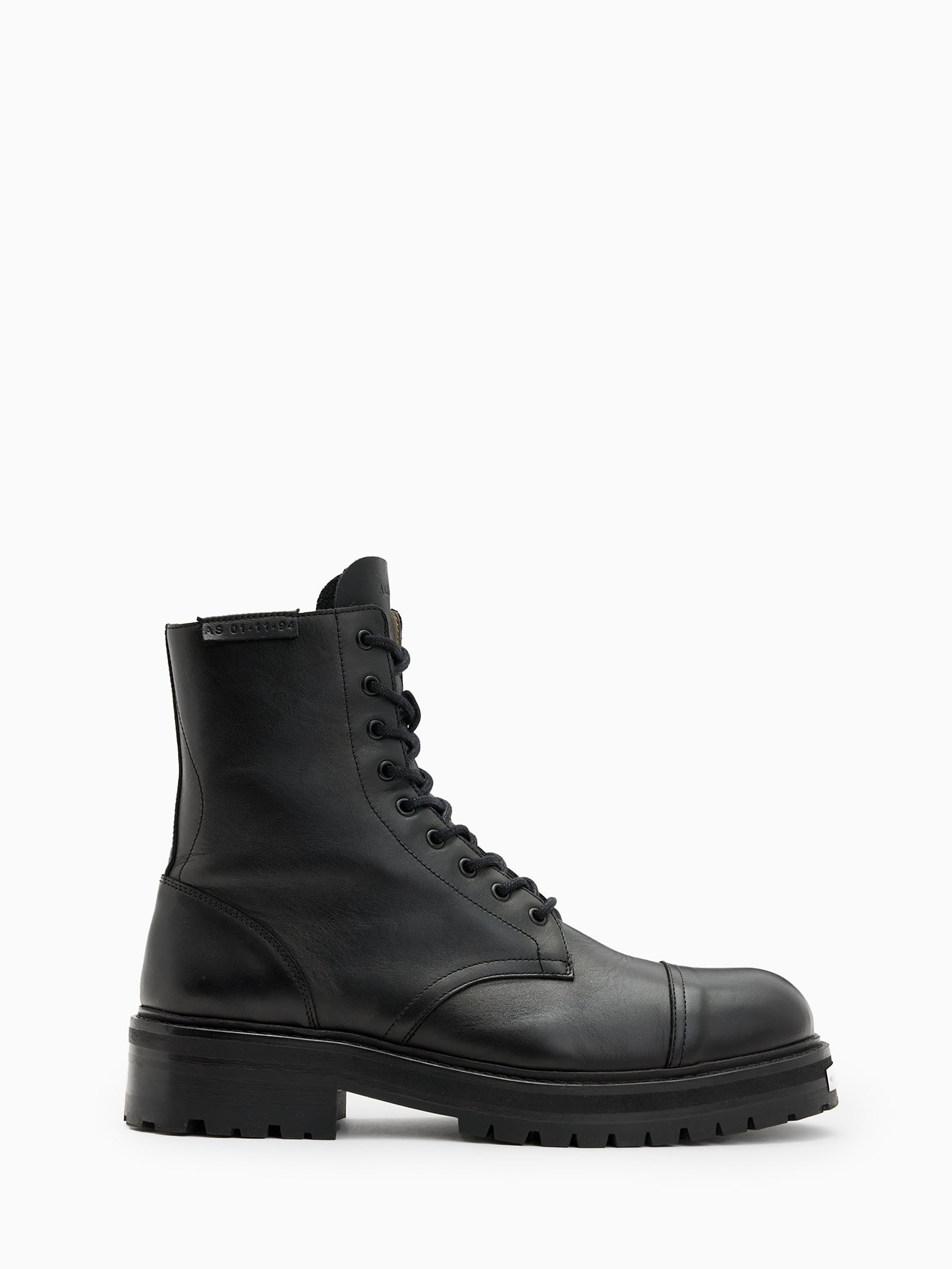 ALLSAINTS Hank Combat Boot in Black | REVOLVE