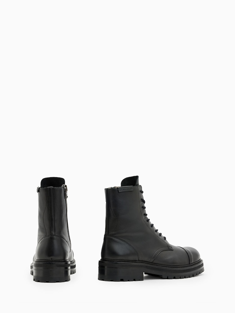 AllSaints Black Hank Boots - Image 2 of 7