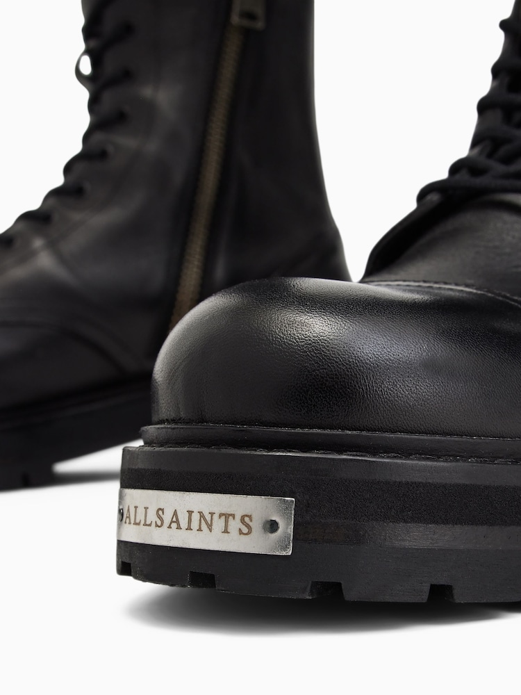 AllSaints Black Hank Boots - Image 4 of 7