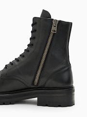 AllSaints Black Hank Boots - Image 5 of 7