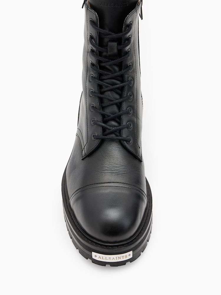 AllSaints Black Hank Boots - Image 6 of 7