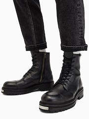 AllSaints Black Hank Boots - Image 7 of 7
