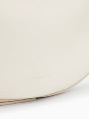 AllSaints White Half Moon Cross-Body Bag - Image 6 of 7