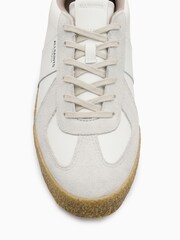 AllSaints White Jaimee Low Shoes - Image 5 of 7