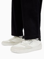 AllSaints White Regan Low Shoes - Image 1 of 5