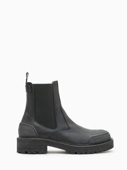 AllSaints Black Matrix Boots - Image 1 of 6