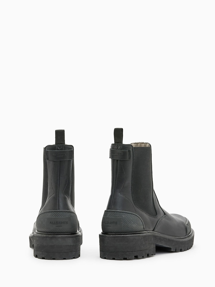 AllSaints Black Matrix Boots - Image 6 of 6
