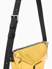 AllSaints Gold Madea Cross-Body Bag - Image 6 of 7