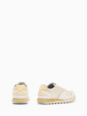 AllSaints White Rimini Low Top - Image 3 of 6