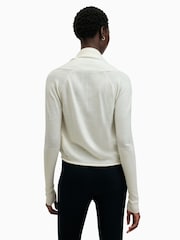 AllSaints White Wasson Pirate Cardigan - Image 7 of 8