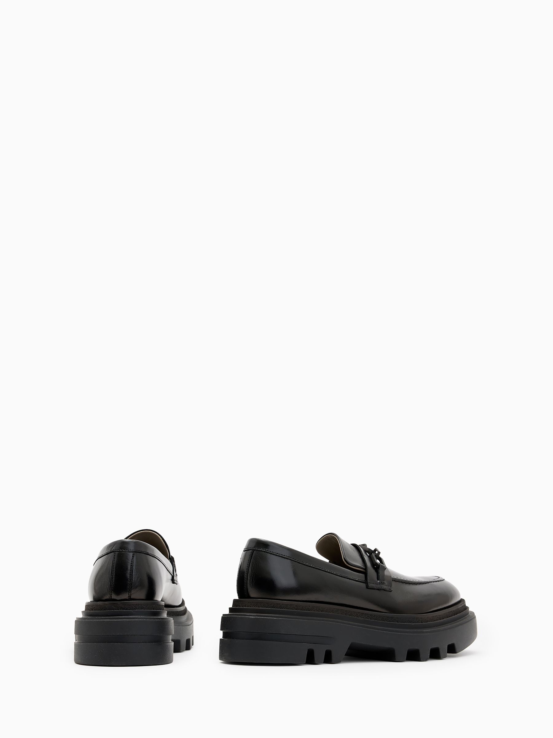 Buy AllSaints Black Alexia Chain Loafers from Next USA
