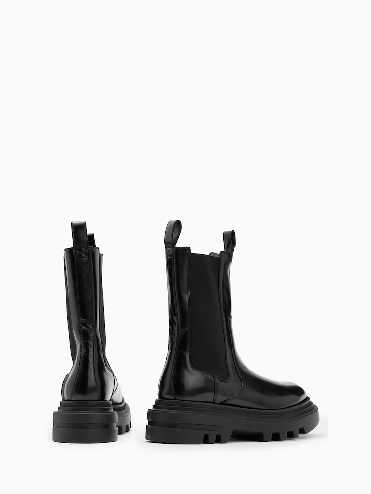 AllSaints Black Alex Boots - Image 3 of 6