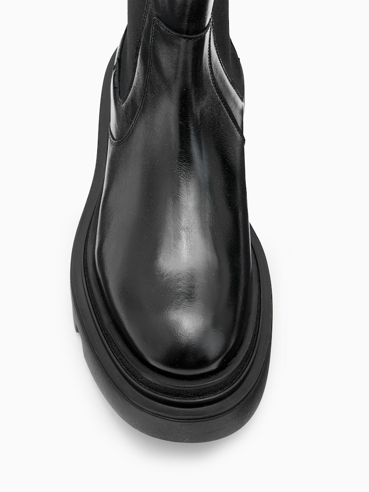 AllSaints Black Alex Boots - Image 4 of 6