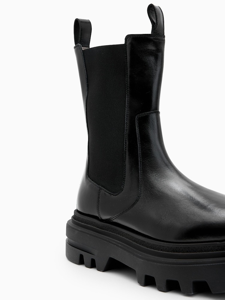 AllSaints Black Alex Boots - Image 5 of 6