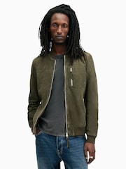 Verde - Chaqueta bomber Kairo de AllSaints - Imagen 1 de 8