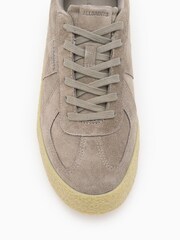 AllSaints Grey Jaimee Suede Trainers - Image 4 of 6
