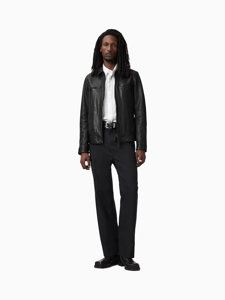 AllSaints Black Luck Jacket - Image 1 of 9