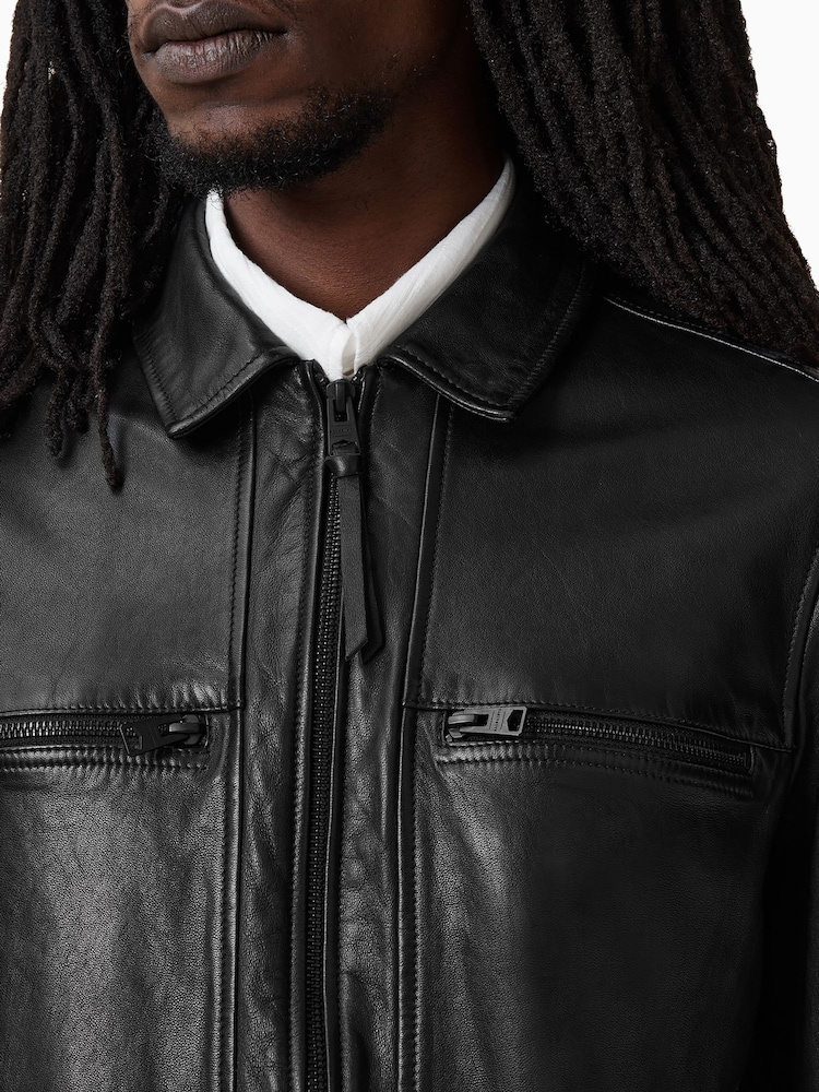 AllSaints Black Luck Jacket - Image 2 of 9