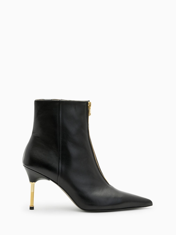 AllSaints Black Natasha Boots - Image 1 of 7
