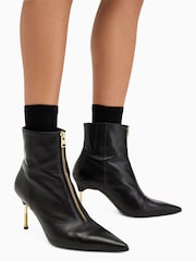 AllSaints Black Natasha Boots - Image 6 of 7