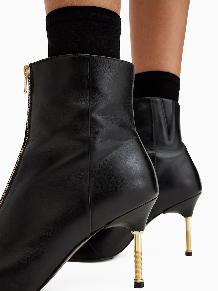 AllSaints Black Natasha Boots - Image 7 of 7